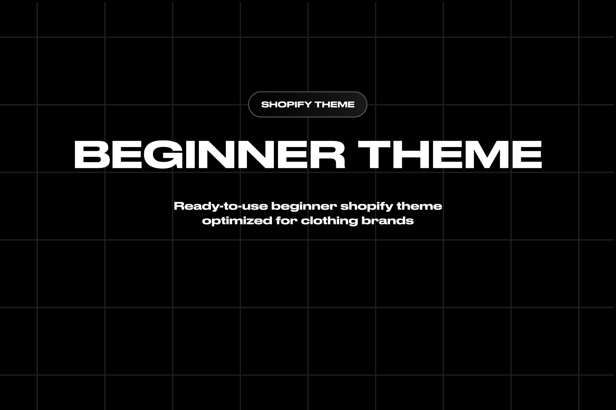 Beginner Shopify Theme